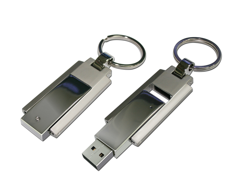 Key Ring Metal USB 2.0 Flash Drive