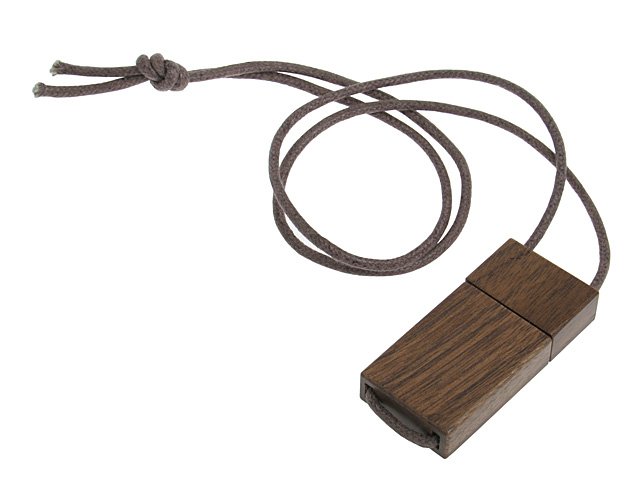 Bamboo usb flash drive 8gb with rope