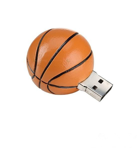 PVC basketball shaped memory usb sticks