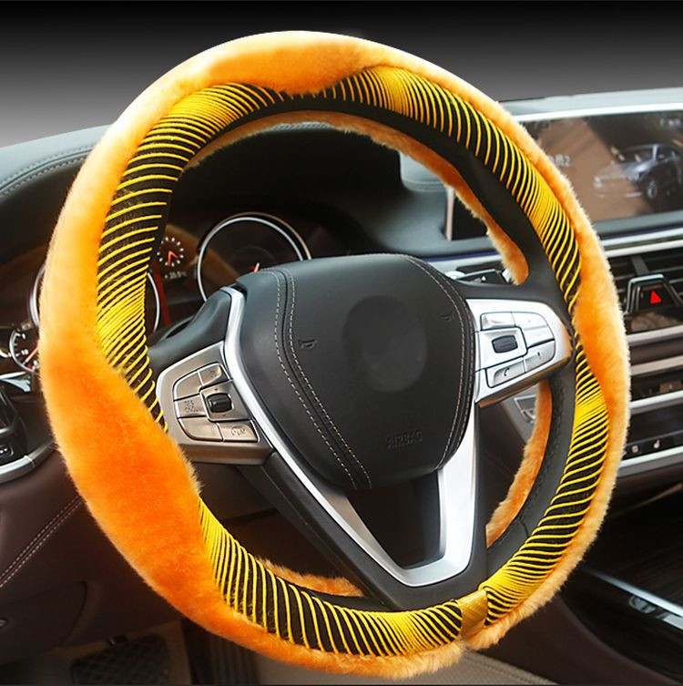 Flannelette Car Steering Wheel Cover